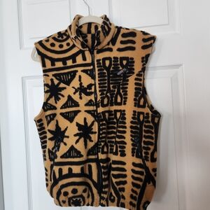 Kerrits Fleece Vest - Black and Tan